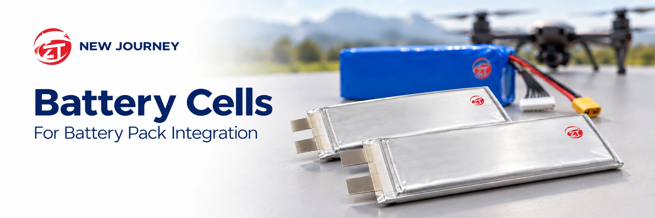 Battery Cells — New Journey application illustration
