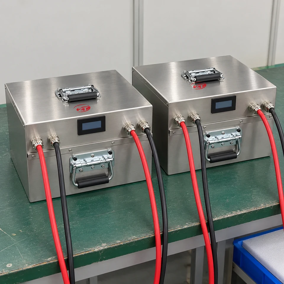 25.6V 100Ah AGV Battery — product view